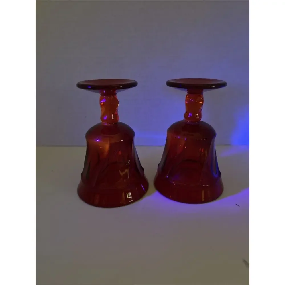 Vtg Fostoria Glass Jamestown Ruby Red Wine 4.5